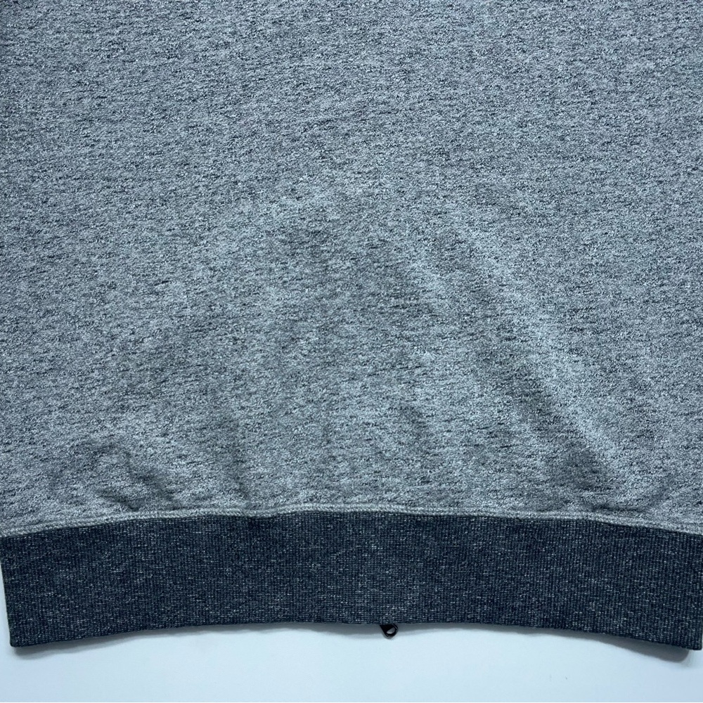Faherty Full Zip Hoodie Mens Size Medium Gray Cotton Fleece Lined Huckberry - Picture 13 of 13